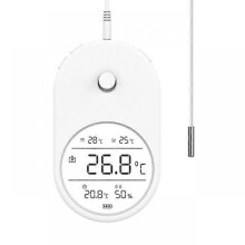 3 in 1 Electronic Fish Tank Water Thermometer Hygrometer LCD Digital