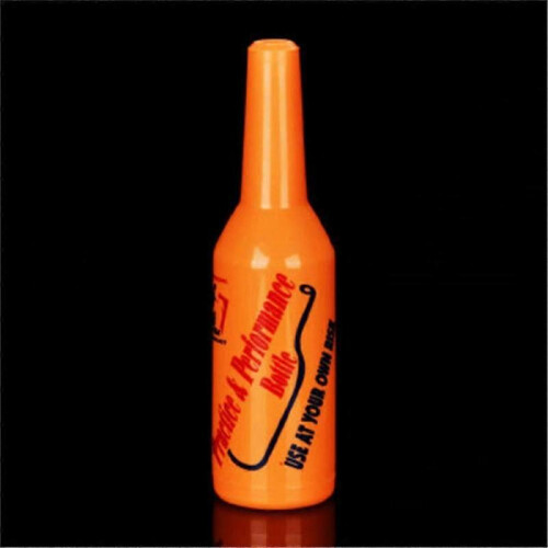 (Orange) Flair Bartender Bartending Practice Bar Pub Bottle Wine Cocktail Shaker - White 1