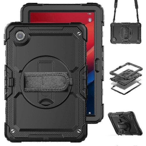 Silicone Hybrid Pc Tablet Case with Shoulder Strap for Lenovo Tab M11 /xiaoxin Pad 2024
