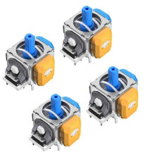 4pcs for Tmr Electromagnetic Anti Drift Joystick Controller Repair Replacement Gaming Accessories
