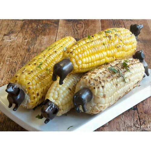 Dog Corn Holders (set Of 2) - Corn On The Cob Skewers 1