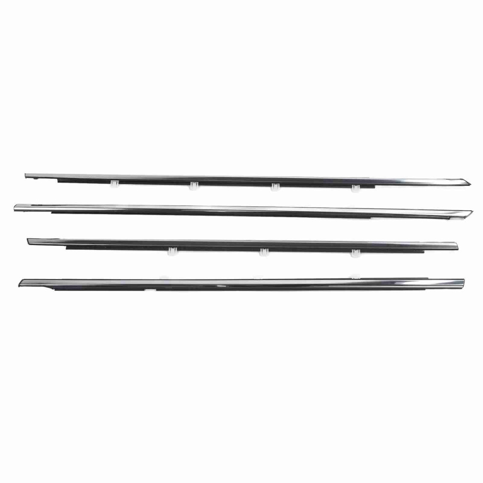 4Pcs Window Trim Seal Belt 72450 Ta0 A01 9121376948091