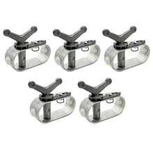Metal Mini Winch Tighthener, Hand Twisted Wire Tensioner, 5 Pcs