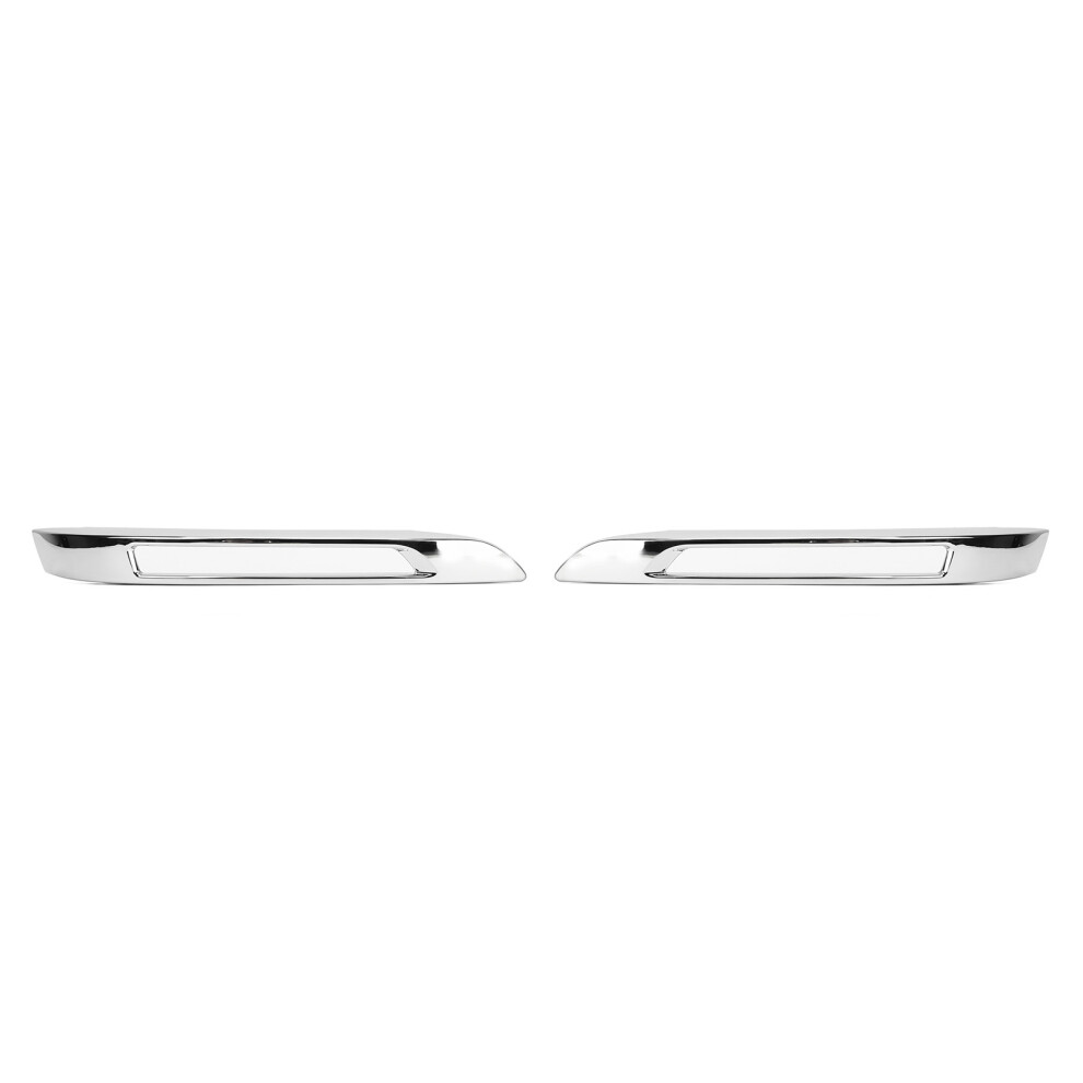 2Pcs Fog Lamp Grille Chrome Molding Trim Cover 9121376949272