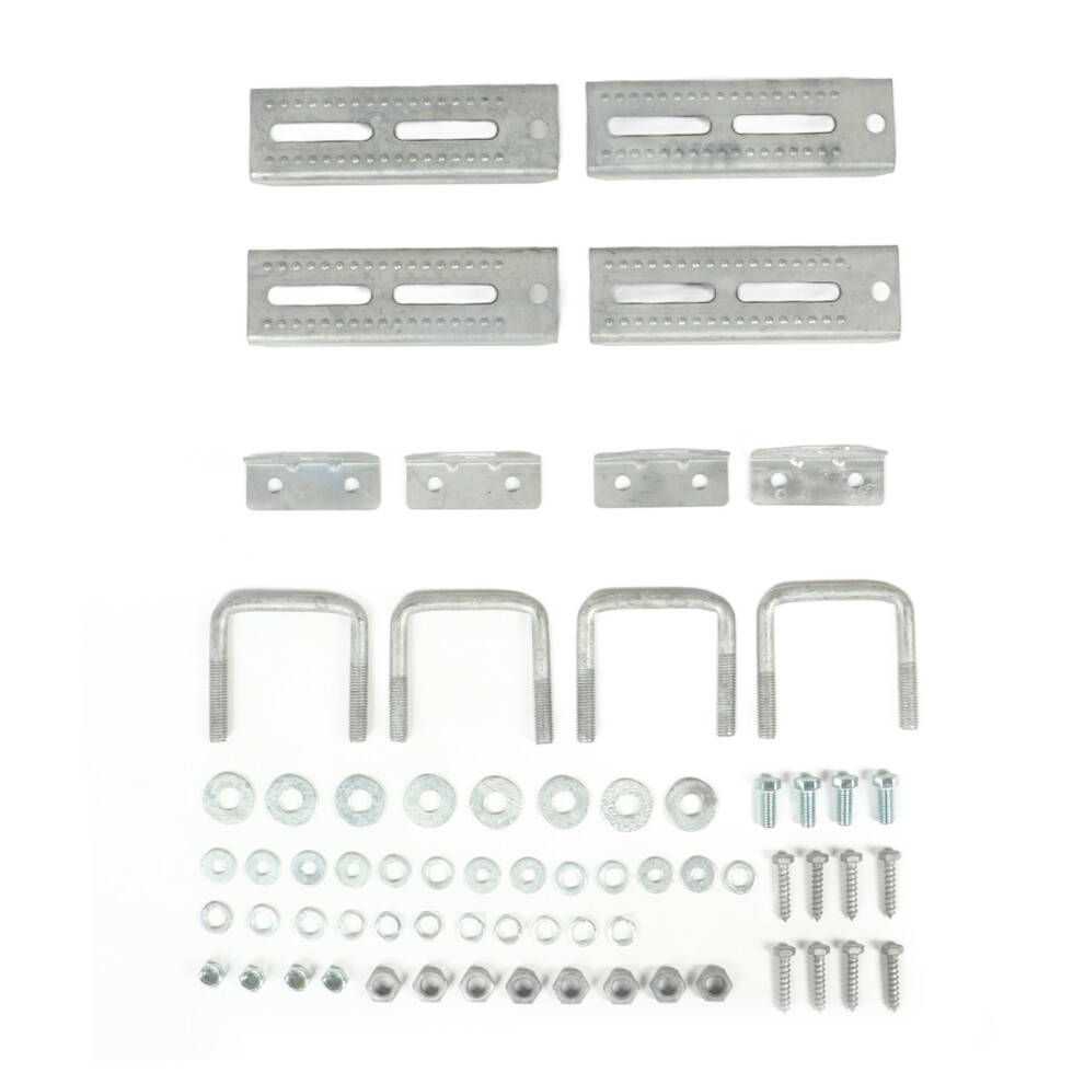 8In Swivel Bunk Bracket Kit Galvanized U Bolts 9121376949302