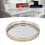Mirror Tray American Style Iron Round Large 12