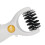 Die Brush Odor Free Ergonomic Handle Stainless 14