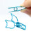 100Pcs Cat Binder Clamps Cute Kitten Shape Strong 14