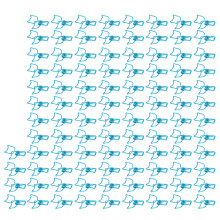 100Pcs Cat Binder Clamps Cute Kitten Shape Strong