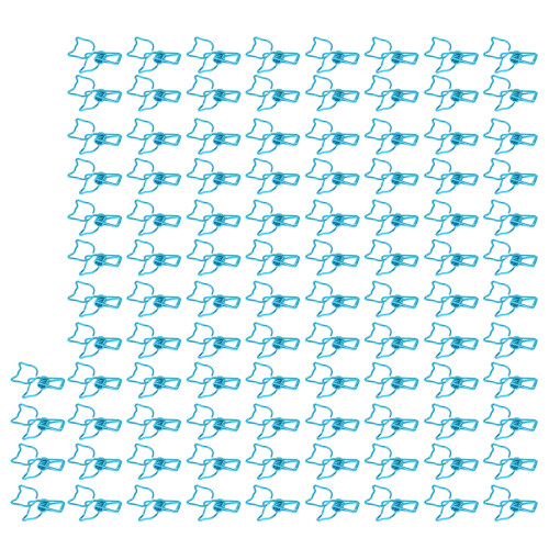 100Pcs Cat Binder Clamps Cute Kitten Shape Strong