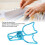 100Pcs Cat Binder Clamps Cute Kitten Shape Strong 15