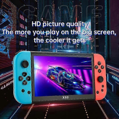 X80 7.0 Inch Hd Screen Handheld Game Console 20000 Games Video Game Console 2