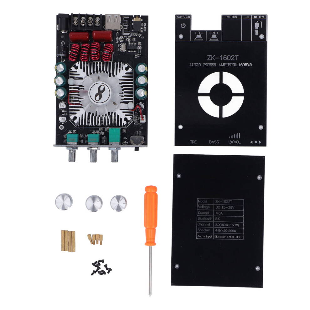 Amplifier Board 3.5Mm Aux 3 Pin Input Treble Bass 9121376950476
