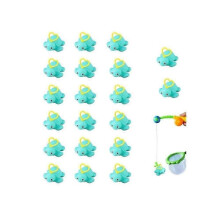 (Turtle) 20 Pieces Induction Duck Fishing Toy With Hook , Hook A Duck Game For Outdoors
