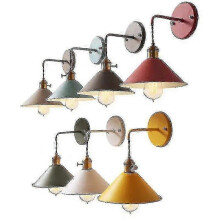 (light grey) Nordic Simplicity Led Macarons Colorful Wall Light Home Improvement Bed Room Foyer Study Bedside Ais
