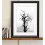 (A3 Pic (A2 Frame)) Black Picture Frame / LW Style Wall Art Frame / Modern Photo Frames With White mount 1