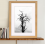 (A4 Pic (A3 Frame)) Oak Picture Frame / LW Style Wall Art Frame / Modern Photo Frames With White Mount 1