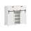 SoBuy ντουλάπι κουζίνας FSB74-W λευκό 104x35x93cm 1