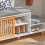 SoBuy Shoe Bench Storage White 101x35x46cm 11
