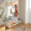 SoBuy Shoe Bench Storage White 101x35x46cm 15