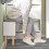 SoBuy Shoe Cabinet Storage Bench White 7