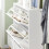 SoBuy Shoe Cabinet Storage Bench White 11