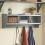 SoBuy Perchero Pared Gris 4 Ganchos 12