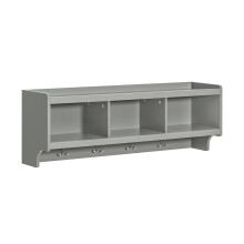 SoBuy Wandgarderobe Hellgrau FHK28-HG
