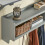 SoBuy Perchero Pared Gris 4 Ganchos 5
