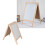 Double Sided Easel Chalkboard 19x30cm Polished 12
