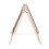 Double Sided Easel Chalkboard 19x30cm Polished 14