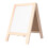 Double Sided Easel Chalkboard 19x30cm Polished 10