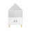 SoBuy Επίτοιχη Βιβλιοθήκη Παιδική KMB58-W Λευκή 60x30x103cm 1