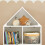 SoBuy Επίτοιχη Βιβλιοθήκη Παιδική KMB58-W Λευκή 60x30x103cm 7