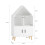 SoBuy Επίτοιχη Βιβλιοθήκη Παιδική KMB58-W Λευκή 60x30x103cm 3