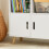 SoBuy Επίτοιχη Βιβλιοθήκη Παιδική KMB58-W Λευκή 60x30x103cm 5