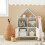 SoBuy Επίτοιχη Βιβλιοθήκη Παιδική KMB58-W Λευκή 60x30x103cm 10