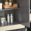 SoBuy επίτοιχο ντουλάπι μπάνιου γκρι 60x30x60 cm 9