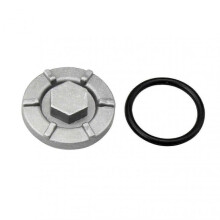 Motorcycle Oil Drain Plug with Seal Ring - Durable Aluminum Alloy for Yamaha