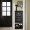 SoBuy Slim Shoe Cabinet 3-Drawer Black 12