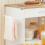SoBuy Mobile Cucina Salvaspazio con Ruote Bianco 10