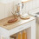 SoBuy Mobile Cucina Salvaspazio con Ruote Bianco 11