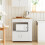 SoBuy Mobile Cucina Salvaspazio con Ruote Bianco 14