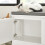 SoBuy Cat Litter Cabinet Storage Bench White 12