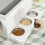 SoBuy Cat Litter Cabinet Storage Bench White 13