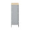 SoBuy Slim Bedside Table Grey 20x35x60cm 16