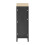 SoBuy Slim Bedside Table Black 20x35x60cm 11