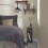 SoBuy Slim Bedside Table Black 20x35x60cm 2