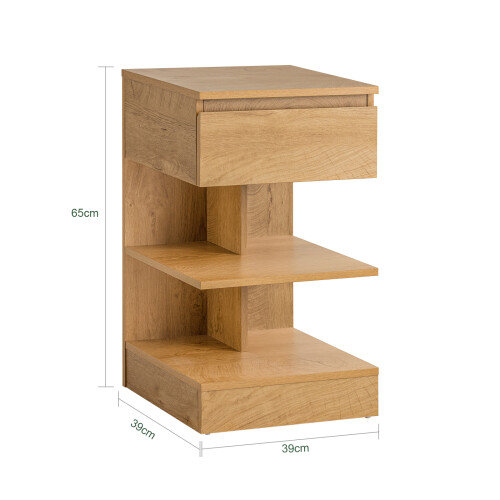 Comodă SoBuy, modern, 2 rafturi, 1 sertar, 39x3... 2