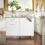 SoBuy White Kitchen Island Trolley on Wheels 12